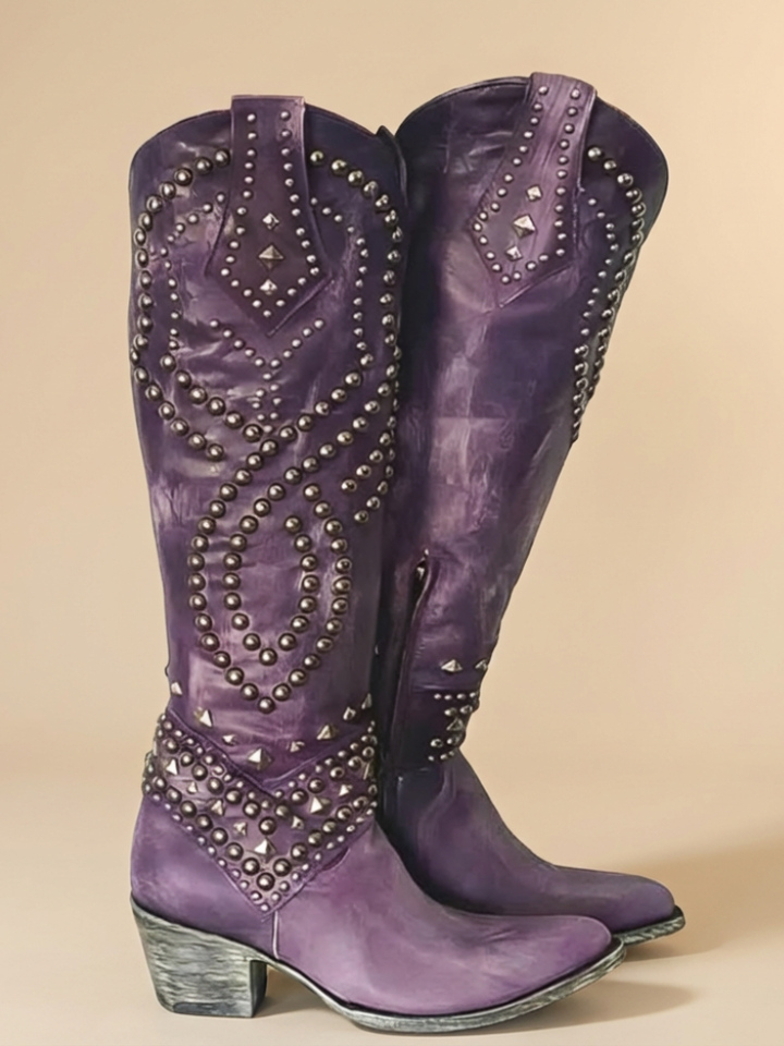 Everly | Western Knee-High Boots