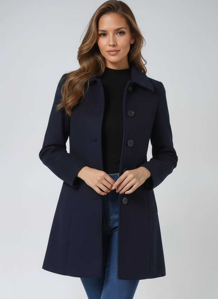 Sylvia | Women's Single Breasted Winter Trench Coat